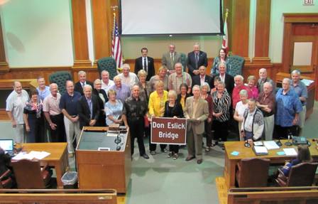 11-6-12 Renaming the Estero Parkway Bridge to the Don Eslick Bridge